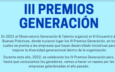 III Premio Generación